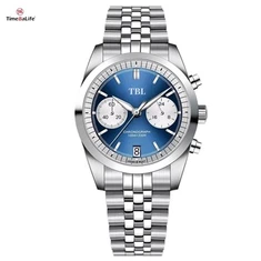 VK64 Bewegung Edelstahl Armbanduhr für Männer