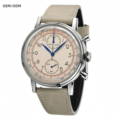 Kundenspezifische Seiko VK61 Chronograph Vintage Quarzuhren