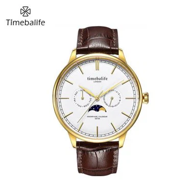 Chronograph Herren Mondphasenuhr