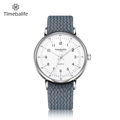 Nylonband Frauen Quarz Uhr