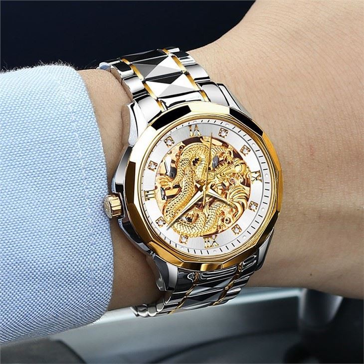 Super Luminous Skeleton Mechanical Watch